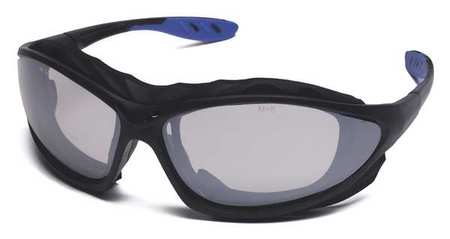 Condor Safety Glasses, Silver Mirror Anti-Fog 22ED43
