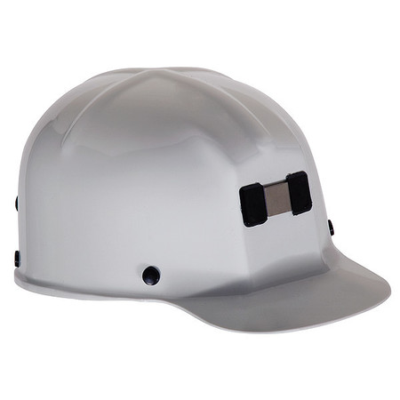 MSA SAFETY Front Brim Hard Hat, Type 1, Class G, Staz-On, White 91522