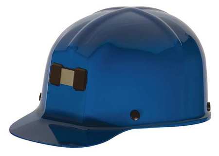 Msa Safety Front Brim Hard Hat, Type 1, Class G, Staz-On, Blue 91586