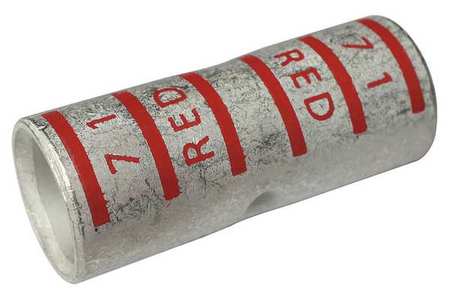 POWER FIRST Long Barrel Splice, 3.79 in. L, Red 22EZ41