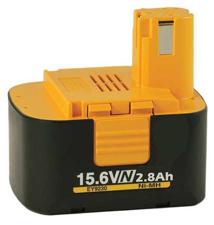 PANASONIC 15.6V NiMH Battery, 2.8Ah Capacity EY9230B