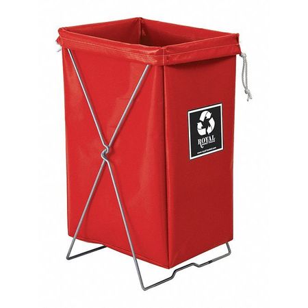 ROYAL BASKET TRUCKS Steel/Vinyl Enviro Hamper Kit Red G00-RRX-EBK