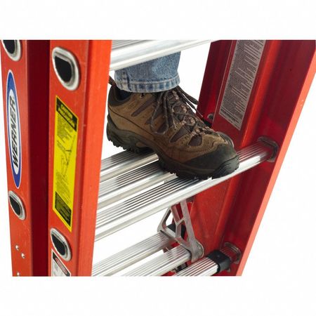 Werner 32 ft Fiberglass Extension Ladder, 300 lb Load Capacity D6232-3