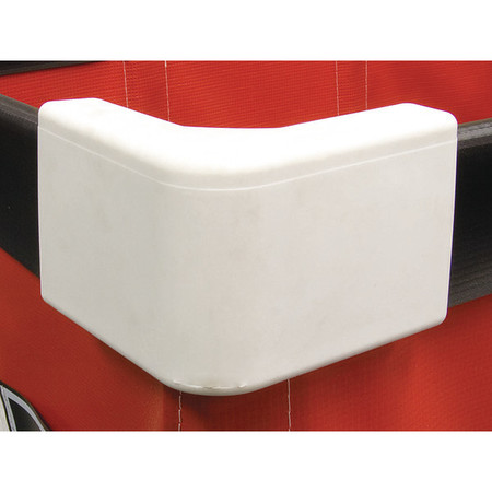 ROYAL BASKET TRUCKS Corner Bumper Kit, White, 4/set, PK4 G00-WHX-BMK