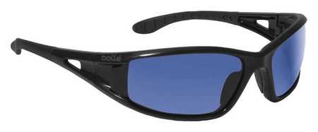Bolle Safety Safety Glasses, Blue Mirror Scratch-Resistant 40156