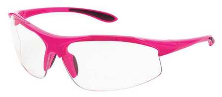 ERB SAFETY Safety Glasses, Clear Scratch-Resistant 18618