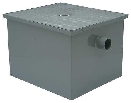 ZURN 3" Pipe Dia., Steel, Grease Interceptor Trap GT2700-20-3NH