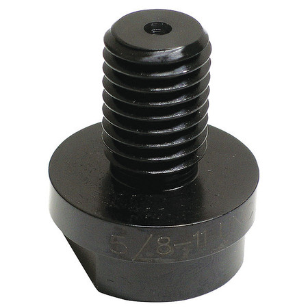 DYNABRADE Adaptor Spindle, 5/8 In.-11, Cone or Plug 53652