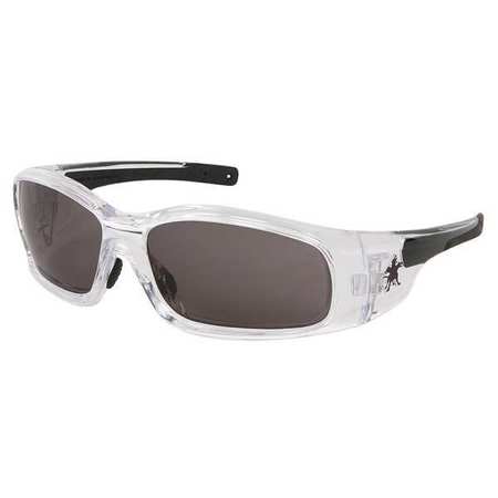 MCR SAFETY Safety Glasses, Gray Anti-Fog, Scratch-Resistant SR142AF