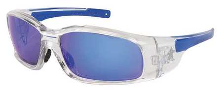 Mcr Safety Safety Glasses, Blue Anti-Scratch SR148B