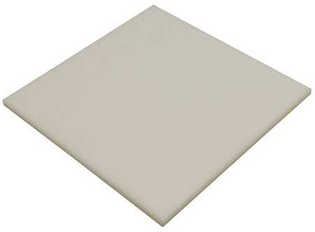 ZORO SELECT Off-White HDPE Cutting Board 24" L x 48" W x 0.500" Thick 22JM78