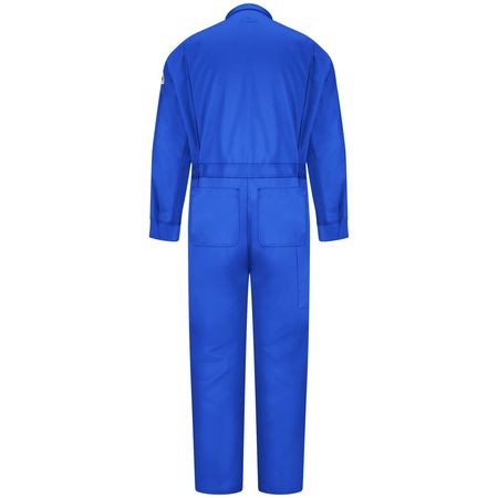 Vf Imagewear Flame Resistant Coverall, Blue, Cotton/Nylon, 58 CLD4RB LN 58