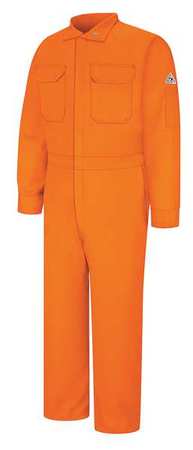 VF IMAGEWEAR Flame Resistant Coverall, Orange, 44 CNB6OR RG 44