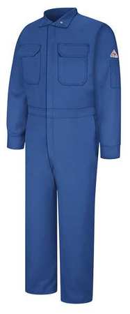 BULWARK Flame Resistant Coverall, Blue CNB6RB SH 48