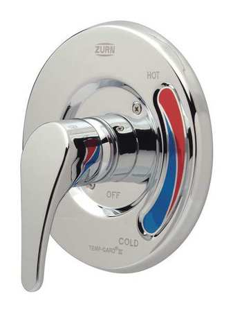 ZURN Shower Valve, 1/2 In NPT, Wall, Chrome Z7300-SS-MT