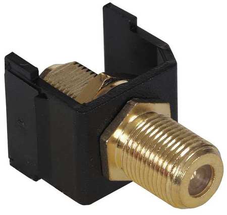 HUBBELL PREMISE WIRING Gold F Connect, Black, Gold F Connect SFFGBK