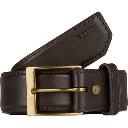 5.11 Casual Belt, Brown, Full Grain Leather, 4XL 59501