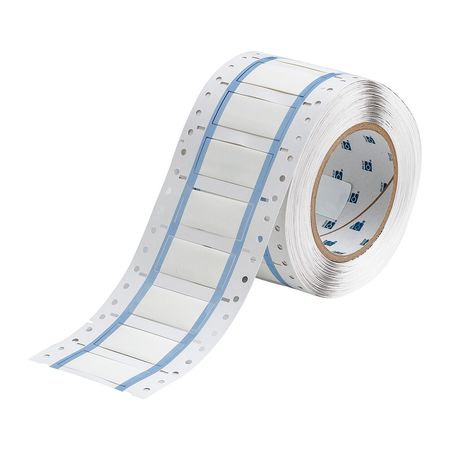 BRADY Wire Marking Sleeves, White, 2 In W 3PS-500-2-WT