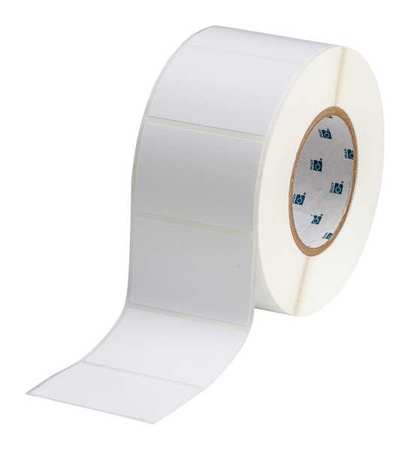 BRADY Thermal Transfer Label, White, Labels/Roll: 1000 THT-19-499-1