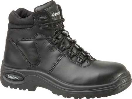 REEBOK Size 10-1/2 Men's 6 in Work Boot Composite Work Boot, Black RB6750