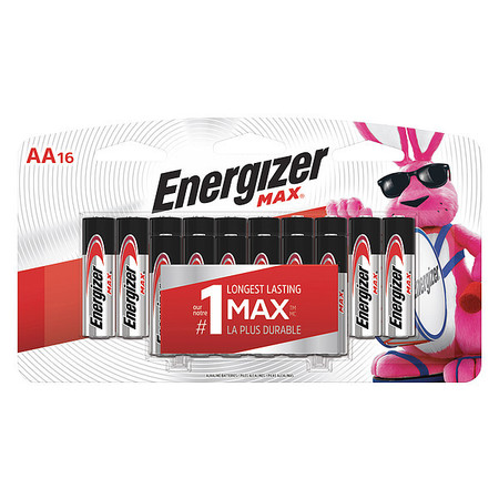 Energizer Energizer Max AA Alkaline Battery, 16 PK E91LP-16
