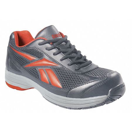 REEBOK Athletic Shoes, Steel Toe, Gray, 7, PR RB1630-7M