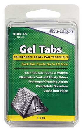 Nu-Calgon Condensate Pan Treatment, 15t, Green 4185-15