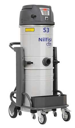 NILFISK Industrial Shop Vacuum, Standard 270 cfm 4010300477