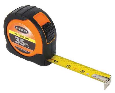 Keson 35 ft Tape Measure, 1 in Blade PGPRO1835V