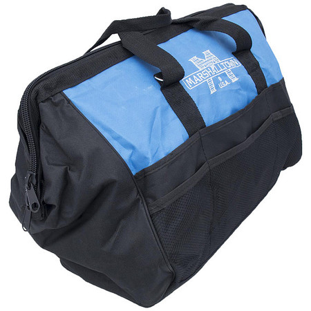 MARSHALLTOWN Bag/Tote, Tool Bag, Black, Nylon, 19 Pockets NB202
