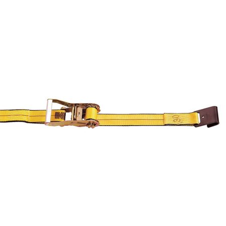 KINEDYNE Tie-Down Strap, Ratchet, 27ft x 2In, 3335lb 572720GRA