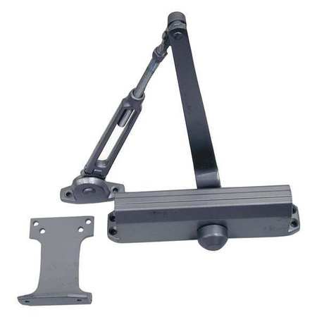 FALCON Manual Hydraulic SC60 Series Surface Closers Door Closer Standard Duty Interior, Aluminum SC61A HWPA AL SLIM