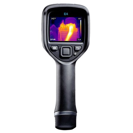 Flir Infrared Camera, 150 mK, -4 Degrees  to 482 Degrees F, Auto Focus FLIR E4