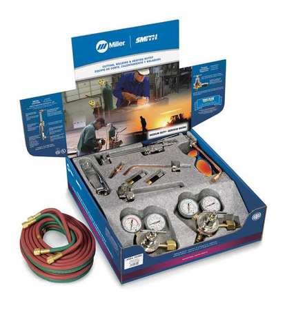 SMITH EQUIPMENT Medium Duty Combination Outfit, MBA-30 Series, Acetylene, Welds Up To 3/8 in MBA-30300