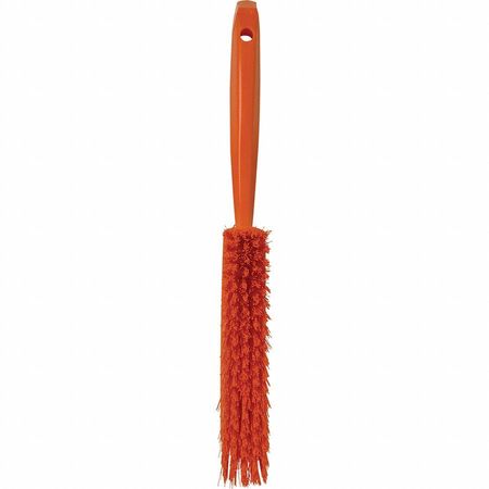 Remco 1 19/32 in W Bench Brush, Medium, 6 1/2 in L Handle, 6 1/2 in L Brush, Orange, Plastic 45897