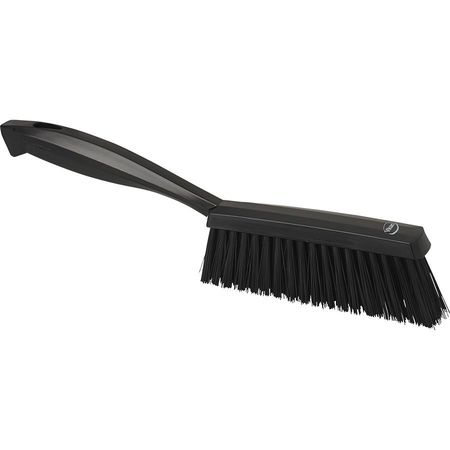 Remco 1 19/32 in W Bench Brush, Medium, 6 1/2 in L Handle, 6 1/2 in L Brush, Black, Plastic 45899