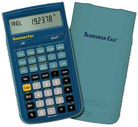 Calculated Industries Tradesman Calculator, Portable, LCD 4400