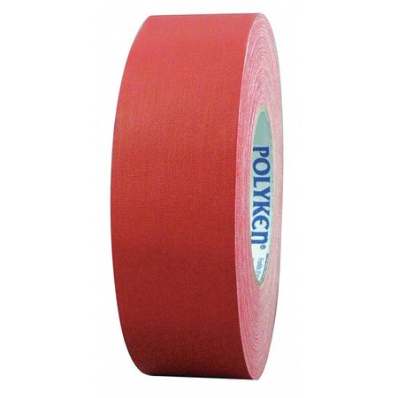 POLYKEN Gaffers Tape, 11.5 mil, 48mm x 50m, Red 510