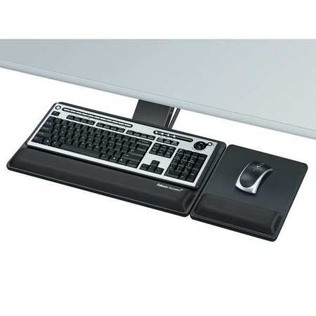 Fellowes Keyboard Tray, Blk, Glide Track 21-3/4 In. 8017901