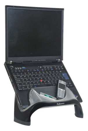 Fellowes Laptop Riser w/USB, Black 8020201