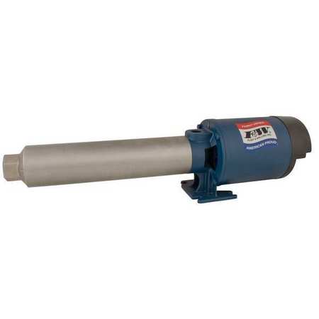 Flint & Walling Multi-Stage Booster Pump, 1/2 hp, 120/240V AC, 1 Phase, 3/4 in NPT Inlet Size, 12 Stage PB0512A051