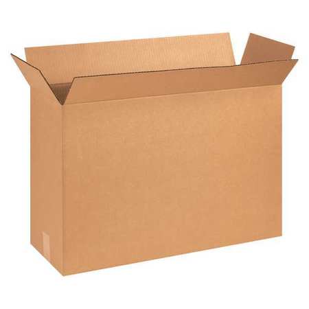 PARTNERS BRAND Corrugated Boxes, 25 1/8" x 8 3/8" x 17 1/2", Kraft, 15/Bundle 25817