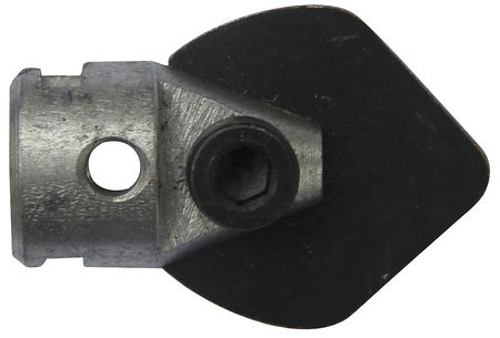 WESTWARD Spade Cutter, 1 D x 1-1/2 in L, 4 in Cap 22XP53