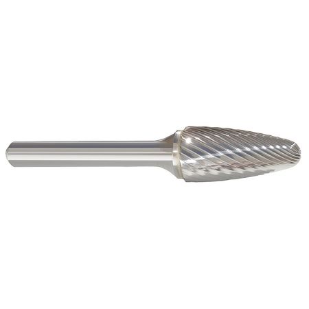 Zoro Select Carbide Bur, Tree, 1/2 In, 1/4 Shank 310-001121