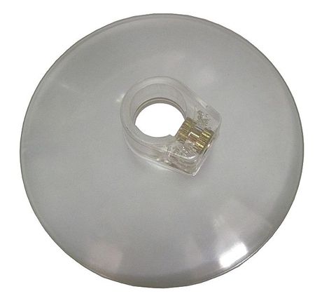 Speedaire Chip Shield, Plastic, 4 In Dia 22YK84