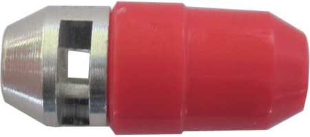 SPEEDAIRE Air Gun Nozzle, Safety, 1/4 Inlet, Red 22YK61