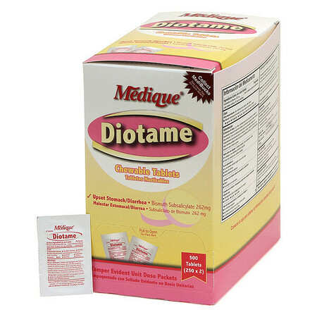 Medique Antacid/Anti-Diarrheal, 262mg, PK500 22013
