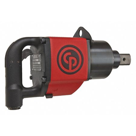 CHICAGO PNEUMATIC #5 Spline Air Impact Wrench D-Handle, Max Torque Reverse 5900 ft. lbf, 2800 RPM, Pinless Rocking Dog CP6135-D80L
