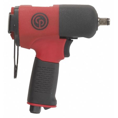 CHICAGO PNEUMATIC 1/2 Inch Air Impact Wrench, Pistol Handle, Int Suspension Bail, Torque 406 ft. lbf, 11500 RPM, Twin Hammer CP8242-R