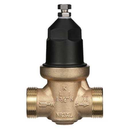 ZURN Water Pressure Reducing Valve with Double Union Connections 3/4" 34-NR3XLDU